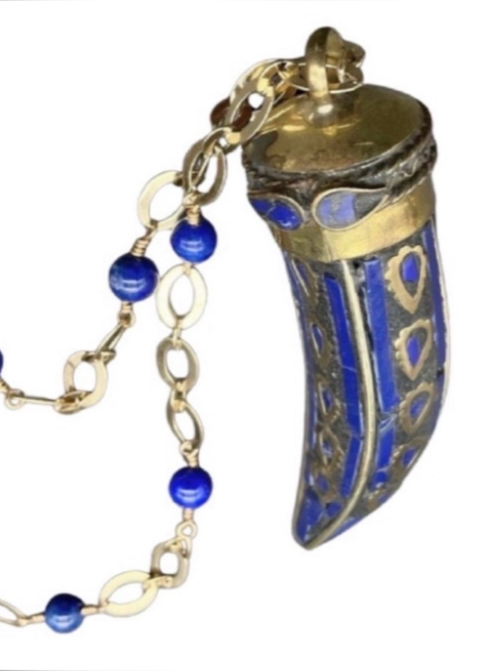 Tibetan Lapis Lazuli  Necklace